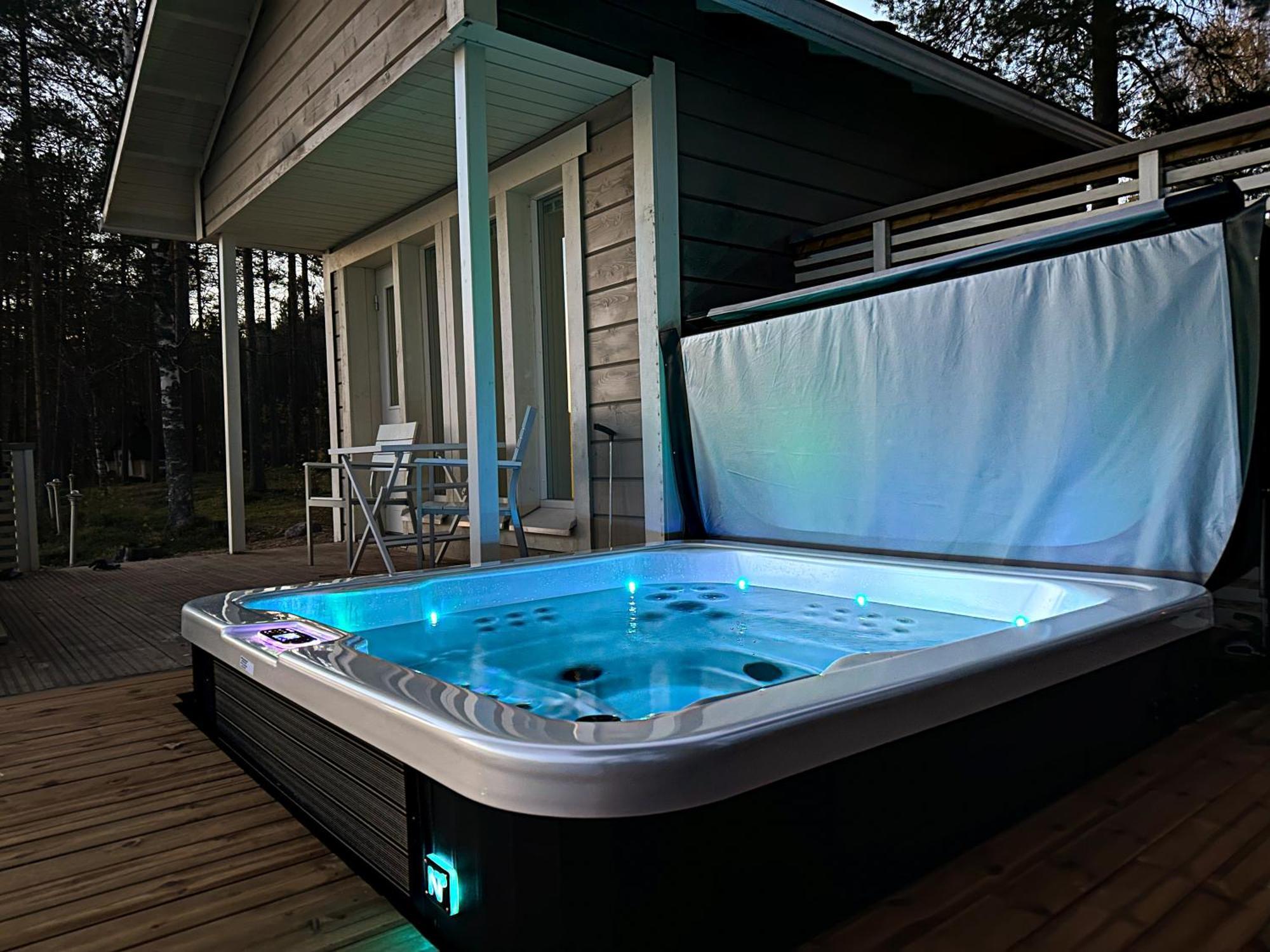 Luxurious Villa Kinos With Jacuzzi Rovaniemi Extérieur photo